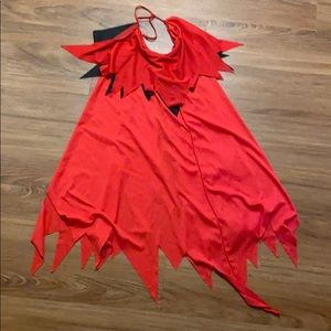 RED HALLOWEEN CAPE! Adjustable strap at neck line